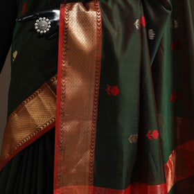 Handloom Buti Maheshwari Saree with Zari Border 26