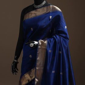 Handloom Buti Maheshwari Saree with Zari Border 25