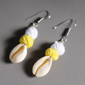 Buy Handmade Fabart Shell Work Necklace Set