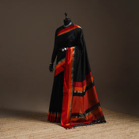 Handloom Maheshwari Saree with Resham Zari Border 24