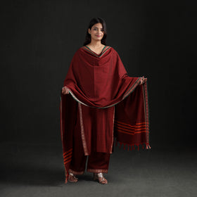 Dharwad Cotton Suit Set with Dupatta for Women 04