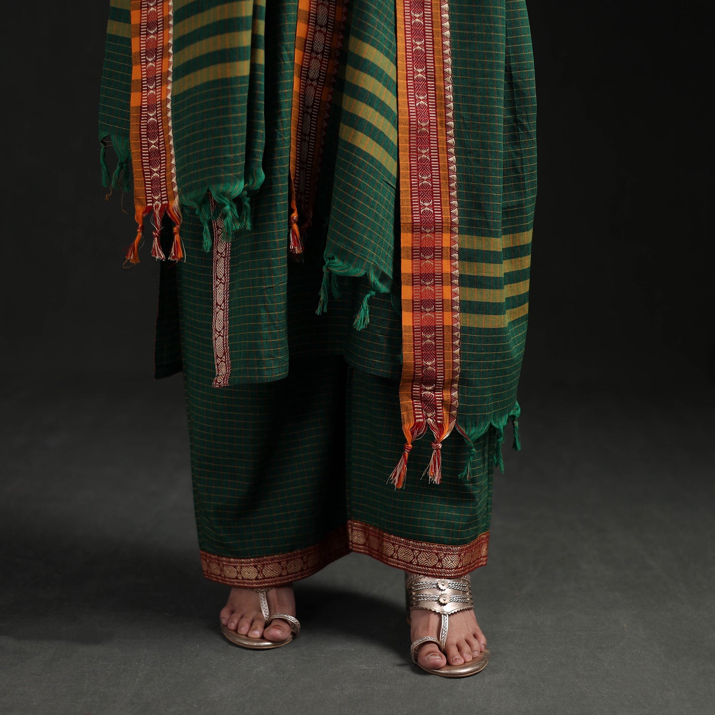 Dharwad Cotton Suit Set with Dupatta for Women 02