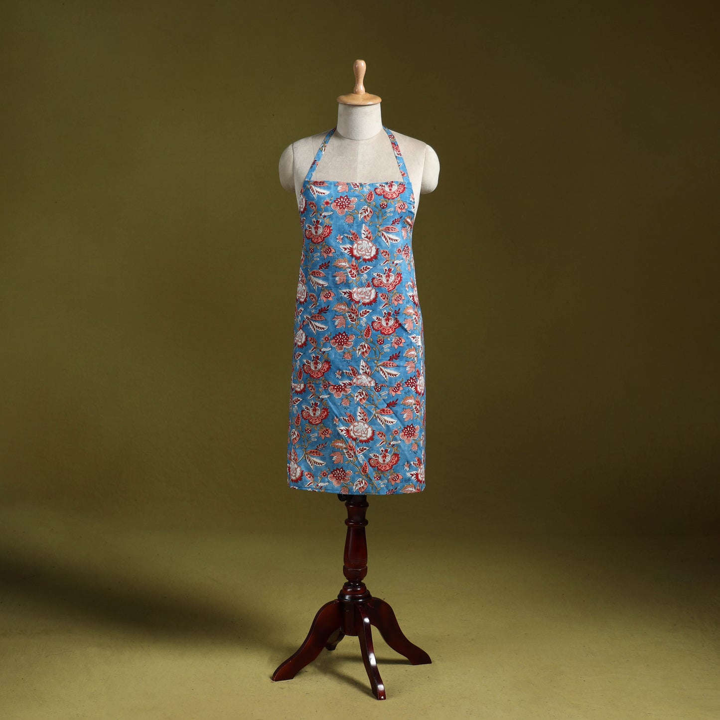 Sanganeri Hand Block Print Apron with Pocket 19