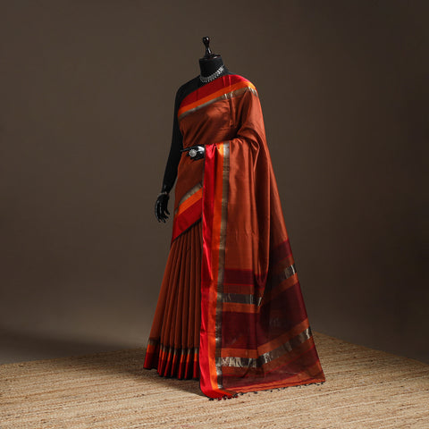 Handloom Maheshwari Saree with Resham Zari Border 23