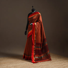 Handloom Maheshwari Saree with Resham Zari Border 23