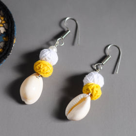 Multicolor - handmade fabart shell work necklace set 05