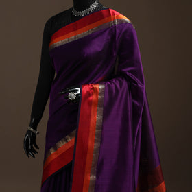 Handloom Maheshwari Saree with Resham Zari Border 22