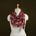 Red - Bagh Hand Block Print Modal Silk Scarf 29