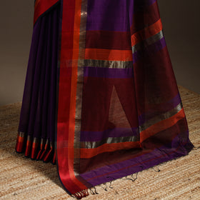 Handloom Maheshwari Saree with Resham Zari Border 22