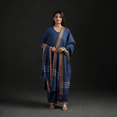 Dharwad Cotton Suit Set with Dupatta for Women 05