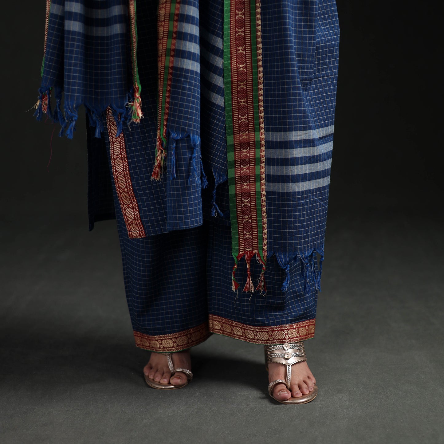 Dharwad Cotton Suit Set with Dupatta for Women 05