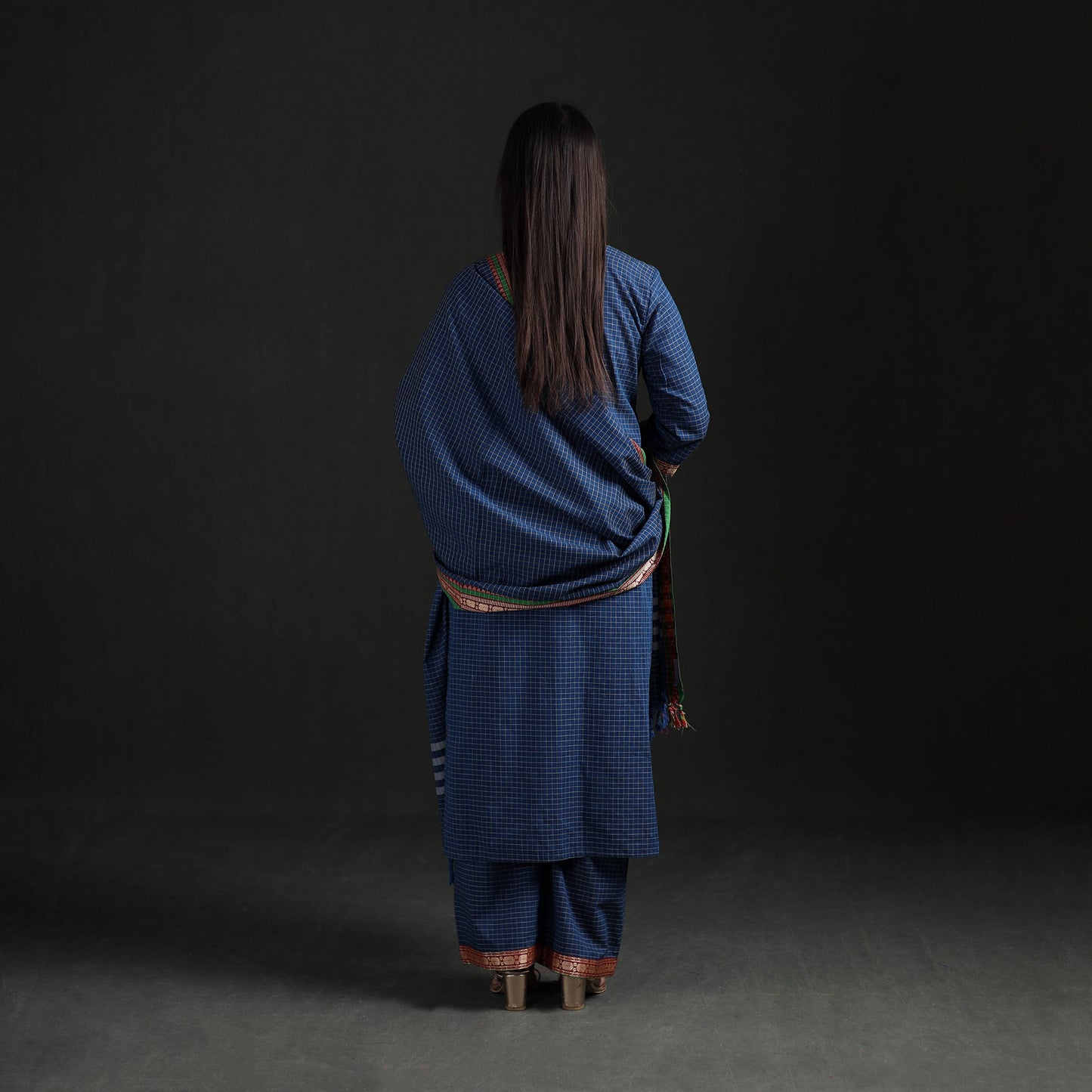 Dharwad Cotton Suit Set with Dupatta for Women 05