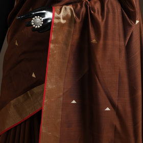 Handloom Buti Maheshwari Saree with Zari Border 21