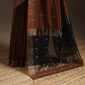 Handloom Buti Maheshwari Saree with Zari Border 21
