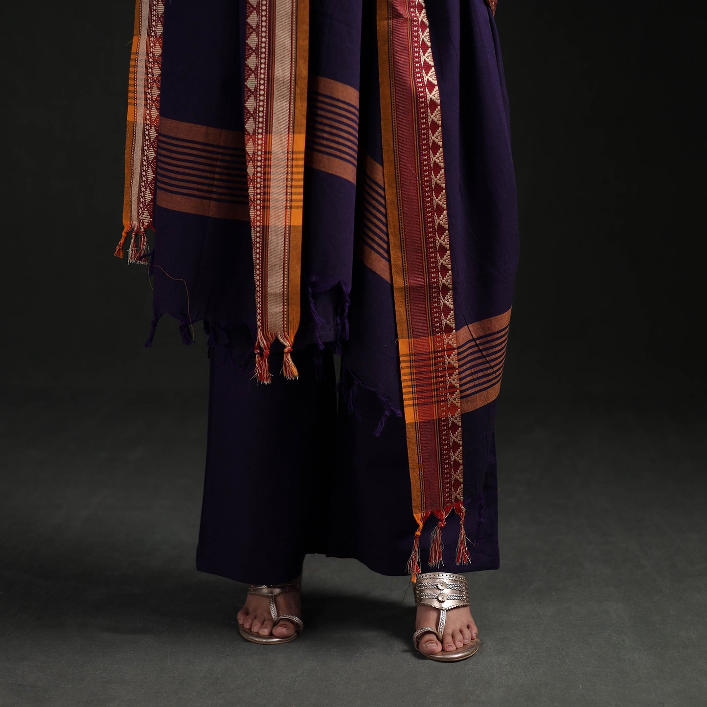 Dharwad Cotton Suit Set with Dupatta for Women 13