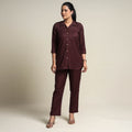  Plain Linen Cotton Co-Ord Set Online at iTokri.com