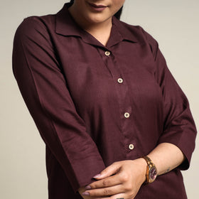  Plain Linen Cotton Co-Ord Set Online at iTokri.com