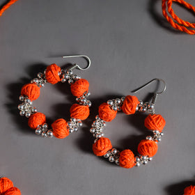 Thread Beads Handmade German Silver Necklace Set 05