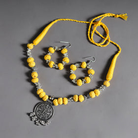  Thread Beads Handmade German Silver Necklace Set