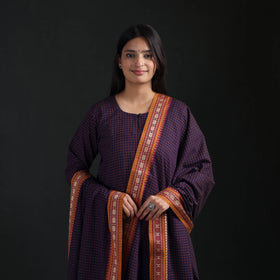 Dharwad Cotton Suit Set with Dupatta for Women 08