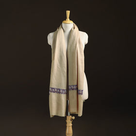 Kashmiri Sozni Hand Embroidered Pure Handwoven Merino Wool Shawl 02