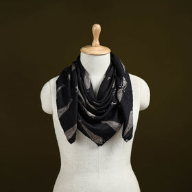 Bagh Hand Block Print Chanderi Silk Scarf 47