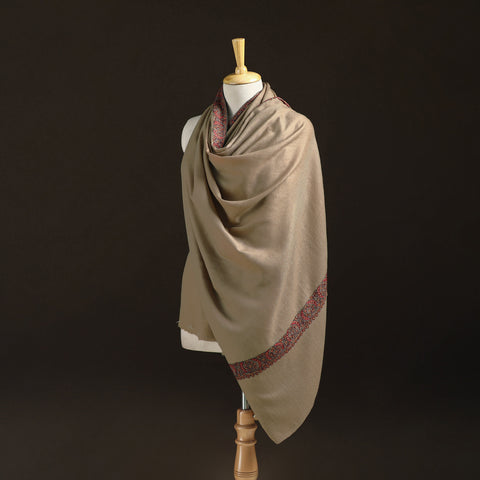 Kashmiri Sozni Hand Embroidered Pure Handwoven Merino Wool Shawl 03