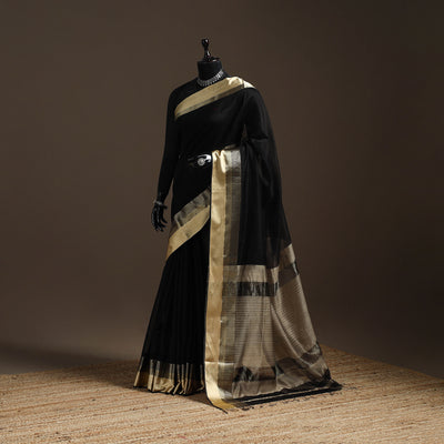 Handloom Maheshwari Saree with Resham Zari Border 18