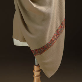 Kashmiri Sozni Hand Embroidered Pure Handwoven Merino Wool Shawl 03