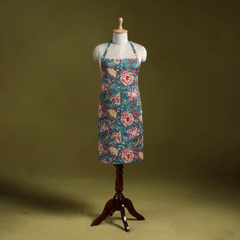 Sanganeri Hand Block Print Apron with Pocket 28