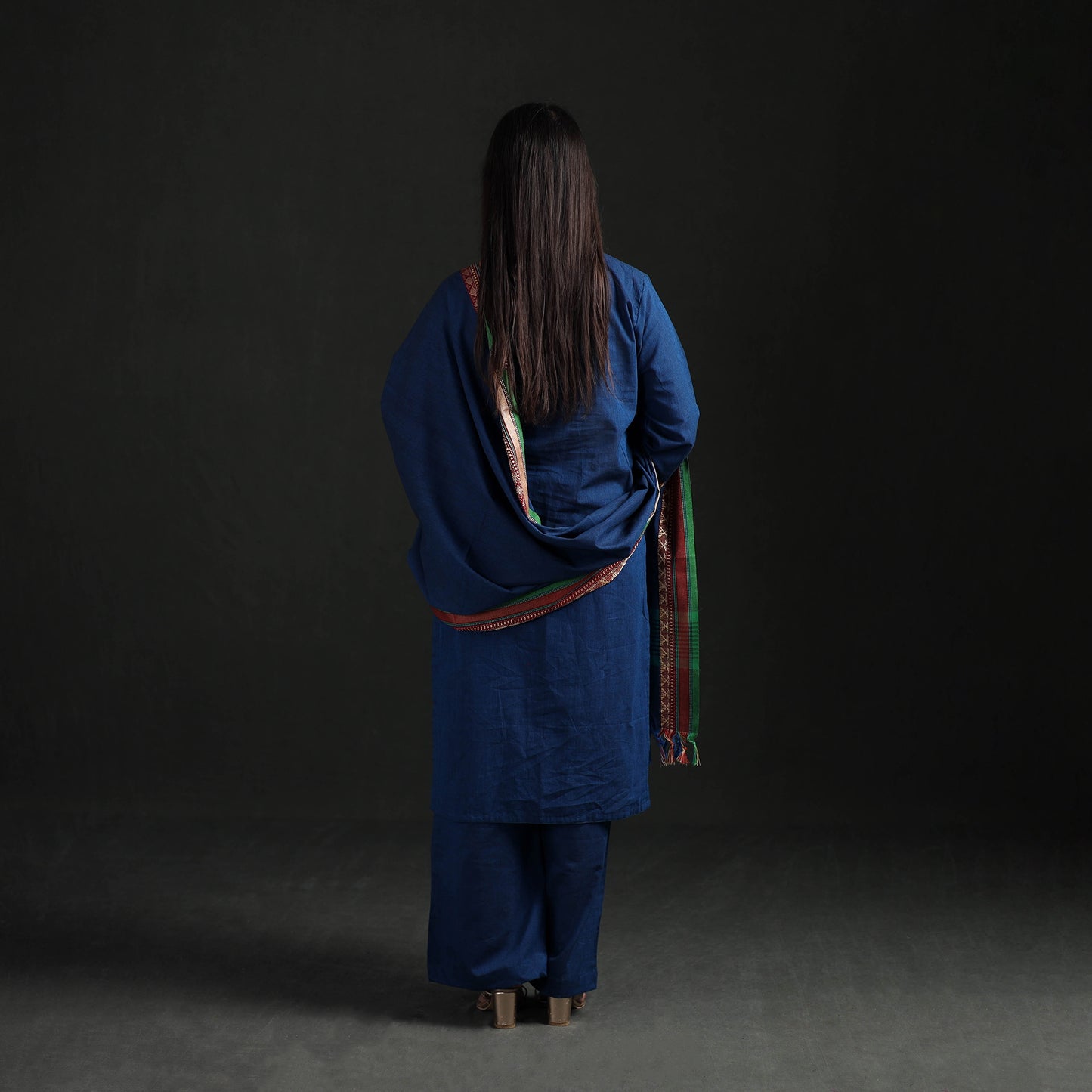 Dharwad Cotton Suit Set with Dupatta for Women 14