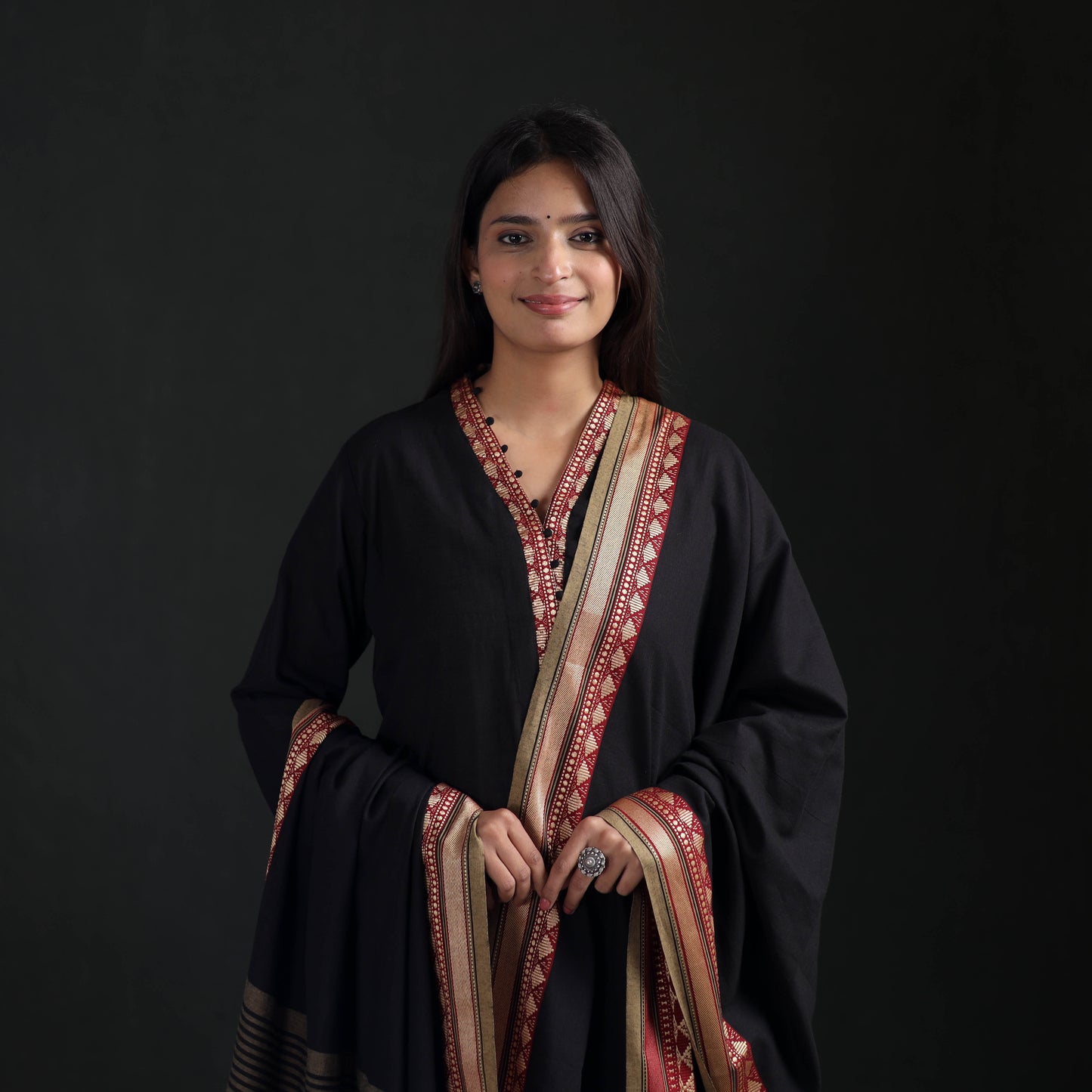 Dharwad Cotton Suit Set with Dupatta for Women 15