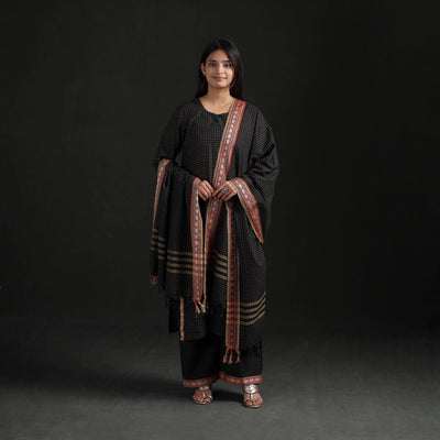 Dharwad Cotton Suit Set with Dupatta for Women 09