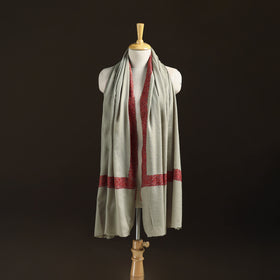 Kashmiri Sozni Hand Embroidered Pure Handwoven Merino Wool Shawl 05