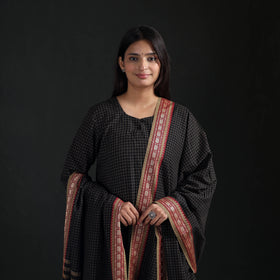 Dharwad Cotton Suit Set with Dupatta for Women 09