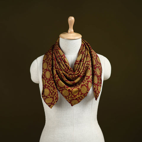 Bagh Hand Block Print Modal Silk Scarf 71
