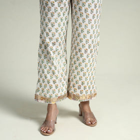 Sanganeri Kurta with Palazzo & Dupatta Set