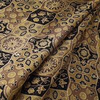 Brown - Modal Silk Ajrakh Print Fabric 13