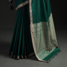 Dharwad Woven Mercerised Cotton Saree with Border 01
