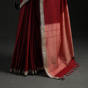 Dharwad Woven Mercerised Cotton Saree with Border 02