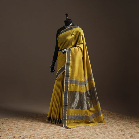 Handloom Maheshwari Saree with Thread Border 10