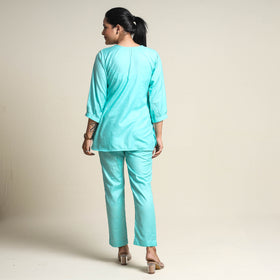 Buy Plain Linen Cotton Co-Ord Set Online at iTokri.com