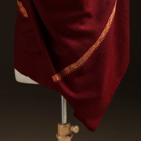Kashmiri Sozni Hand Embroidered Pure Handwoven Merino Wool Shawl 10