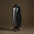 Black - Bandhani Tie-Dye Kota Doria Cotton Dupatta 09