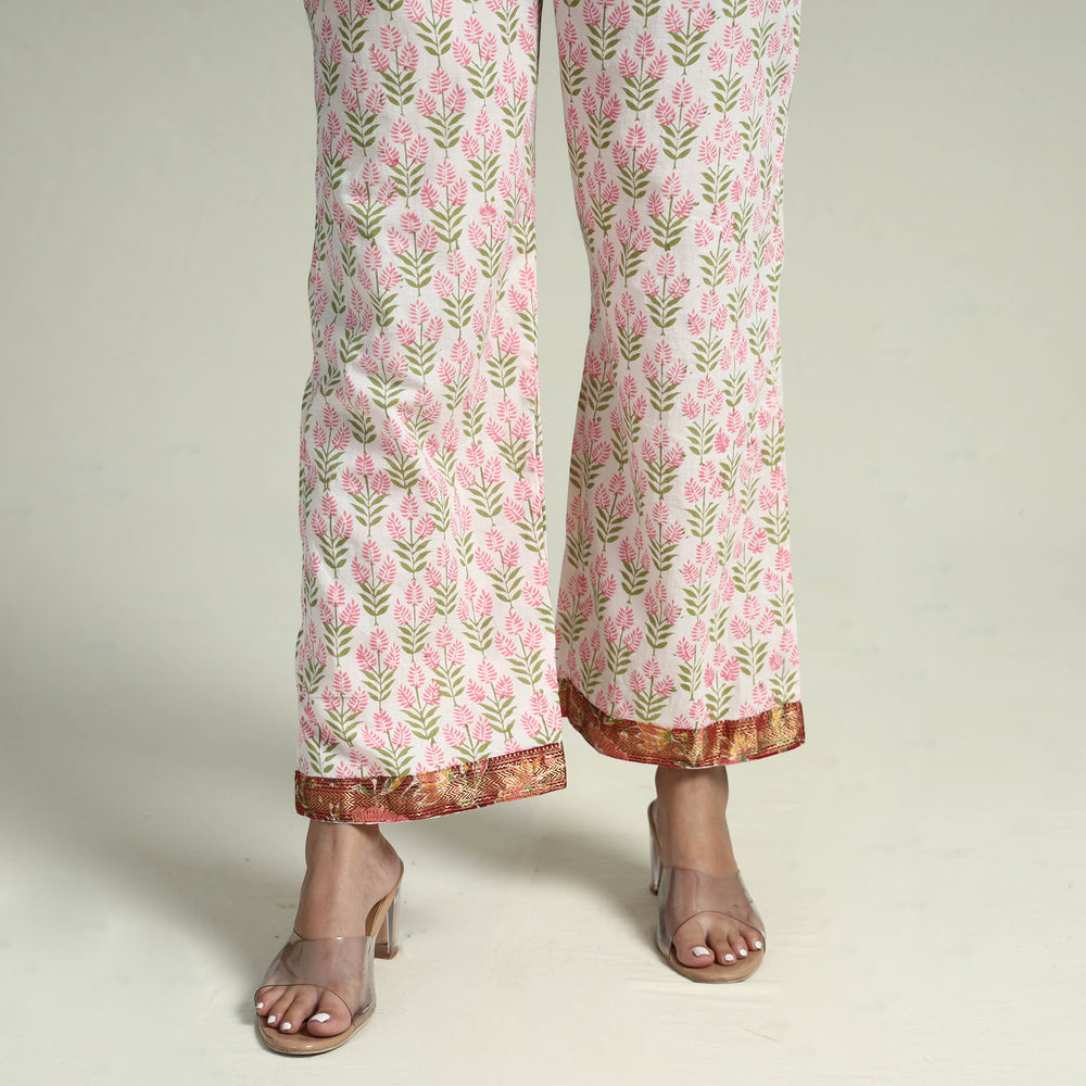 Sanganeri Kurta with Palazzo & Dupatta Set
