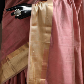 Handloom Maheshwari Saree with Ghicha Pallu Resham Border 07