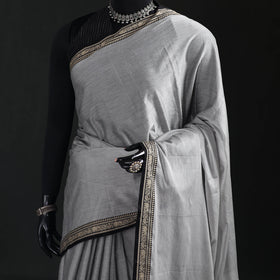 Dharwad Woven Mercerised Cotton Saree with Border 06