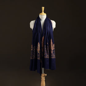 Kashmiri Sozni Hand Embroidered Pure Handwoven Merino Wool Shawl 12