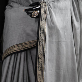 Dharwad Woven Mercerised Cotton Saree with Border 06
