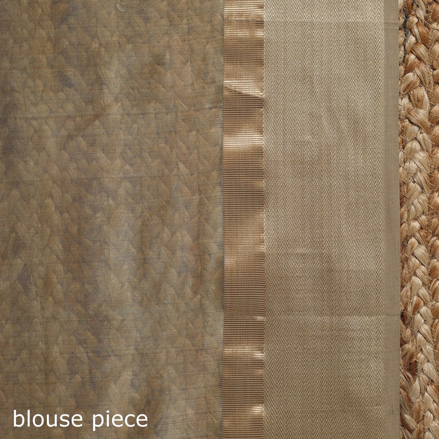 Handloom Maheshwari Saree with Ghicha Pallu Resham Border 07